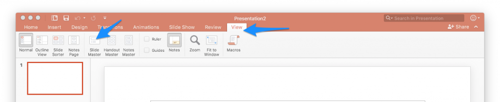 Edit the Slide Master