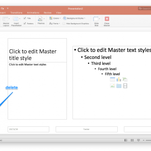 Delete unnecessary slides